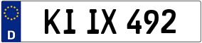 Truck License Plate